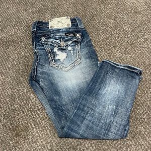 Miss Me Jeans- size 26- Signature Cropped